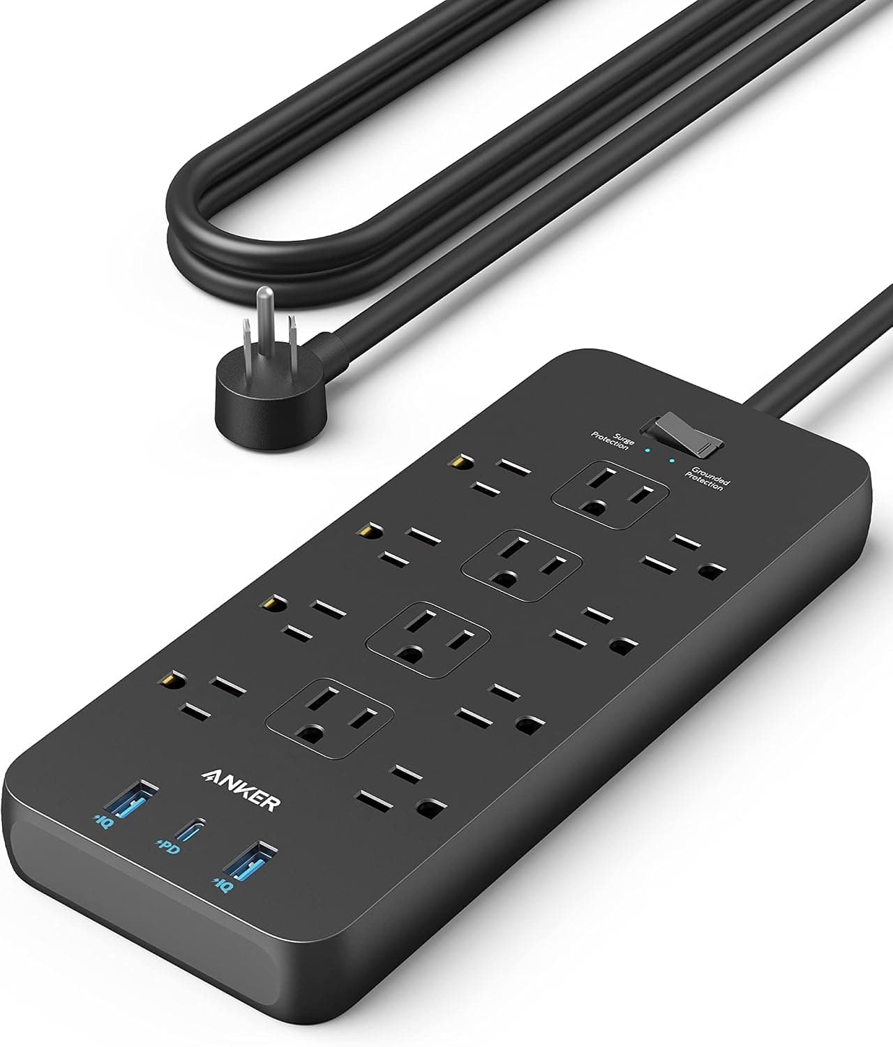 Anker Power Strip, 12 AC, 2100 J